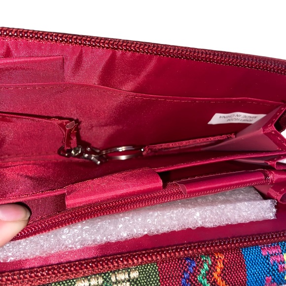 Gold Coast Faux Leather Womens Wallet Checkbook Aztec Southwestern Cowgirl New - Picture 12 of 13